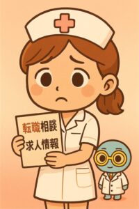 悩んでいる看護師